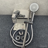 KOHLER Triple Bathroom Set All-Copper Hot and Cold Mixer Faucet Bathtub Faucet Plating Process Fauce