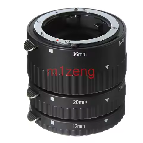 Automatic macro extension tube 12+20+36mm close up for Nikon df d3 d4 d5 d6 d90 d610 d750 d780 d800 