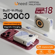 [CCC] UNEED 30000mAh Magnetic Powerbank 20000mAh PD30W Fast Charging Power Bank 22.5w Wireless Charg