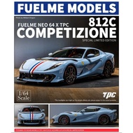 Fuelme X TOC Ferrari 812 Competizione Azzuro La Parta Baby Blue Resin Model