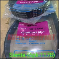 FAN VAN V BELT FANTALI 6PK1178 SIENTA 6PK-1978 90916-T2038 