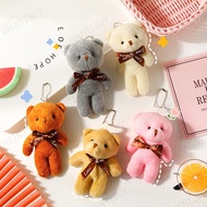 🇲🇾 🏆Hot Selling🔥 12cm Conjoined Teddy Bear Doll Plush Toys Packaging Small Gift Keychain Factory Who
