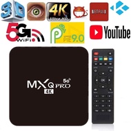 mxqpro 4k 5g tv box original android 10.0 64G+512G  tv box for smart tv 4K HD mxqpro tv box smart tv