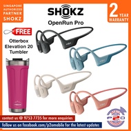 Shokz OpenRun Pro (formerly Aftershokz) Premium Bone Conduction Open-Ear Headphones