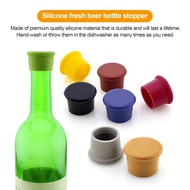 Silicone Wine Stoppers 5Pcs Airtight Seal Wine Bottle Stopper Wine Saver Reusable Beer Bottle Cover Replace A Cork On Wine Bottles