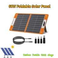 60W portable foldable solar panel 18V multi-purpose high-efficiency monocrystalline silicon solar panel charger