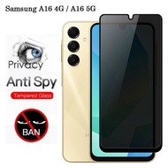 LAYAR Tempered Glass Screen Anti Spy Samsung A16 4G / A16 5G Anti-Scratch Privacy Glass