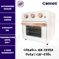 CORNELL AIR FRYER OVEN 16L CAF-E16L - CORNELL WARRANTY MALAYSIA