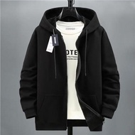 Zirdigo Plain Distro Jacket Unisex Zipper Jacket