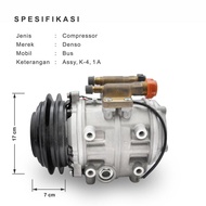 Compressor / Kompresor AC Mobil Bus Resmi Merek Denso
