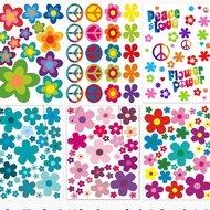 Flower Sticker Flower Sticker Car Flower Label Car Sticker Luggage Electric Vehicle Beautiful Cute B