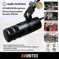 Audio Technica AT2040USB Hypercardioid Dynamic Podcast USB Microphone (Content Recording, Karaoke Li