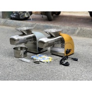 J168 family oil press, presses sesame, peanuts, coconut oil, productivity 5-6kg/h Cold and Hot Press