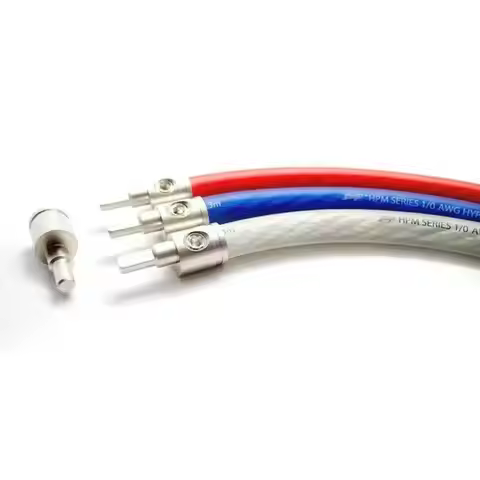 New Pure Copper Car Audio Connector 0GA 4GA 8GA Gold Silver Car Speaker Wire Terminal Power Ground W