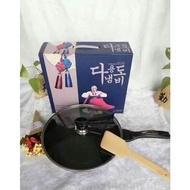 韓國麥飯石不沾炒鍋3件組(32cm)
