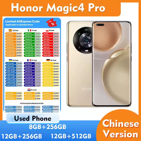 HONOR Magic 4 Pro 5g Smartphone 6.81 Inches 2848x1312px 4600mAh Battery 256GB ROM NFC 50MP OIS anti 