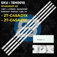 SHARP 45 Inch TV Backlight 2T-C45AD1X 2T-C45AE1X C45AD1X C45AE1X 3P45UM001 A9