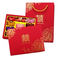 KY@🎯Lindt （lindt） Chocolate Wedding Candies Finished Product2+8Grain Combination Gift Box Wedding Candy Xi Decorations W