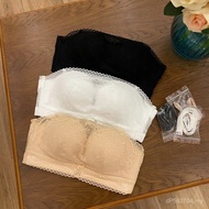 Gathering 2023 Anti-Slip Strapless Tube Top Bra - Half Cup Underwear F6H7