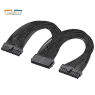 Dual PSU Power Supply 24-Pin ATX Motherboard Splitter Cable,24Pin(20+4) for ATX Motherboard Extensio