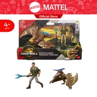Jurassic World Rebirth Dr. Loomis & Pteranodon Figures Pack จูราสสิคเวิลด์ ชุดคนกับไดโนเสาร์ JGB83