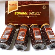 Bonibol Chocolate DKing 1 box contains 4 jars of chocolate coated biscuits