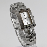 MARIO VALENTINO 瑪莉歐‧范倫鐵諾 MV-5300 女士腕錶 銀色 已換電池 手錶 古董錶 日本直送