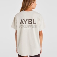 AYBL Sportsclub High Intensity Outdoor Aerobic Loose Fit Sport T-Shirt Short Sleeve Moisture Wicking