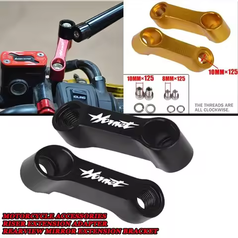 For HORNET MOMKEY 125 Z125 , INTEGRA 700 750 Motorcycle Rearview Mirror Extender,Riser Extension Ada