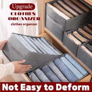 Upgraded Foldable Pant Drawer Storage Box Clothes Drawer Organizer, Wardrobe Underwear Jeans Storage Boxes Closet Organizer