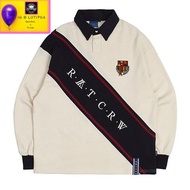 ROMANTIC CROWN Logo Line Polo Shirt_Oatmeal