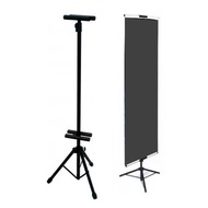 Tripod Bunting Stand double side / Kaki Stand untuk Bunting Depan Belakang