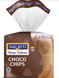 Roti Sari Roti Tawar Chocochips Kemasan 275Gram