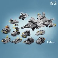 World War Military SWAT Engineering Vehicle Tank Fire Truck Fighter Model Building Blocks Bricks Arm