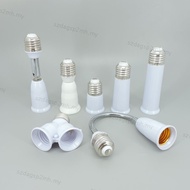 65mm 95mm 14cm Flexible AC E27 To 2 E27 bulb Base power Socket plug Converter LED Light Lamp  Extend