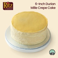 Durian Mille Crepe Cake (6-Inch)