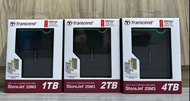 TRANSCEND  StoreJet 25M3 可擕式儲存裝置 1TB/2TB/4TB