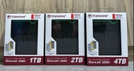 TRANSCEND  StoreJet 25M3 可擕式儲存裝置 1TB/2TB/4TB