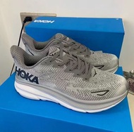 全新特惠HOKA ONE ONE Clifton 9 舒適 低幫跑步鞋 灰色