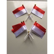 MERAH (Contents 100) Red and white flags, small flags, motorcycle rearview mirror flags, cepotan fla