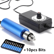 KONLU สว่านมือไฟฟ้าขนาดเล็ก อํานาจ 0.3- 4mm เชย 4000-13000RPM หมุนชุดเครื่องมือ ใช้ในไม้ DIY เครื่อง