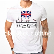 Tshirt T-Shirt Brompton London-Shirt Seli Brompton Gowes Folding Bike Distro