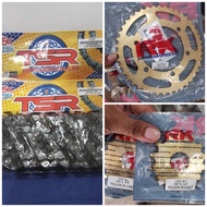 RK Gold Plated Steel Rear & Engine Sprocket w/ chain 520 14t 15t 16t 42t 43t 44t R3 / Ninja 250 300