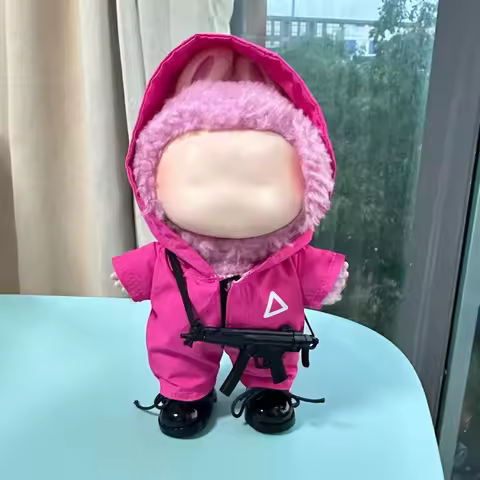 17cm Lafufu Clothes Outfit Accessories for The Monster Korea Kpop Lafufu Idol V1 V2 V3 Commando Jack