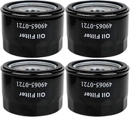 4PCS 49065-0721 Oil Filter Compatible with Kawasaki FR691V FR730V FR651V FR600V FX600V FX730V FS691V