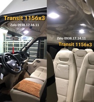 [3 bóng] Bộ led trần Ford Transit siêu sáng 1 chân 1156 BA15S