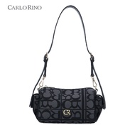 Carlo Rino Carlo GEO Jacquard Ellie Pocketed Bag - Black