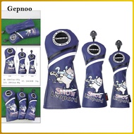 Gepnoo Golf Club Head Covers Woods Driver Fairway Hybrid, Headcovers 1 3 5 UT