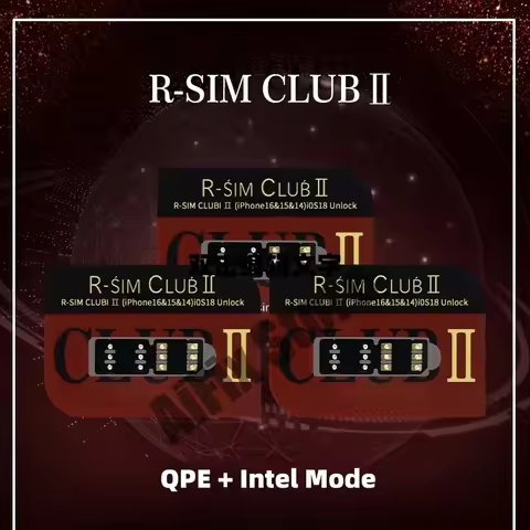 Original Rsim Club 2 Generation QPE Mode MEP Solution Latest V8.1 Version with Foldable Chip for iPh