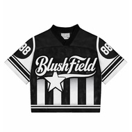 Blushfieldjerseys - BLACK STAR 88 TRENDY RETRO BOXY UNISEX JERSEY